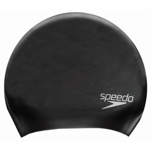 Speedo 8-061680001 Bonnet de Bain pour Cheveux Longs Mixte Enfant, Jaune, Taille Unique