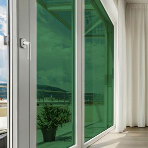 Dimexact Film Solaire Pour Vitre Auto Adhésif Coloré Transparent Pour Fenêtre, Vert Menthe, De L : 1.52 M X H : 5 M, En Rouleau