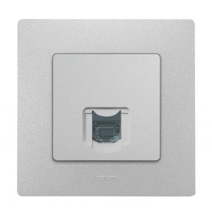 Image de Legrand Prise RJ45 Nilo&eacute; complet - argent - Prise, Variateur