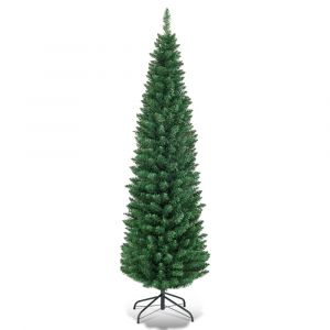 Arbre de Noel Sapin de Noel Artificiel Feuille en PVC avec Pieds en Fer Decoration de Noel Interieur 150