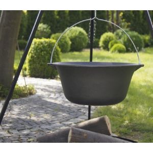 Chaudron hongrois Goulash en fonte avec couvercle émaillé 8 L