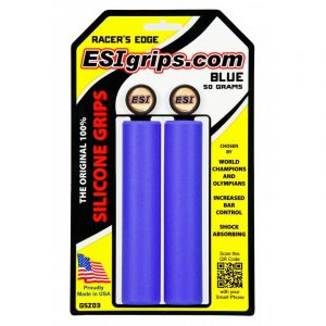 Image de Esi Paire de Grips RACER'S Silicone Bleu 30mm