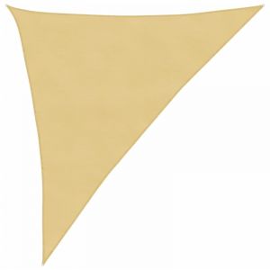 VidaXL Voile d'ombrage sable 3x4x5 m 100 % polyester oxford