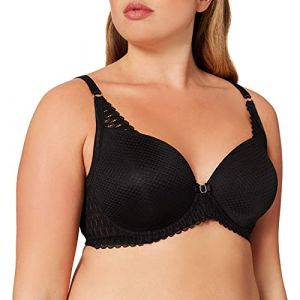 Triumph Aura Spotlight WHP Soutien-Gorge Balconnet Ampliforme avec Armatures, Black, 100D Femme
