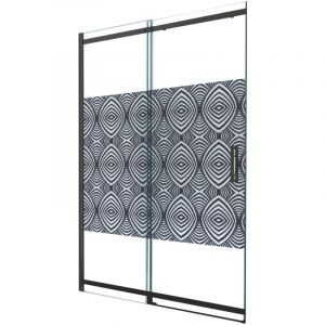 Façade UIMI - Coulissante - Finition Noir mat - 120x210cm