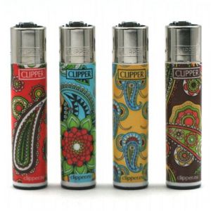 Image de Lot de 4 Briquets Clipper Flower Mandalas