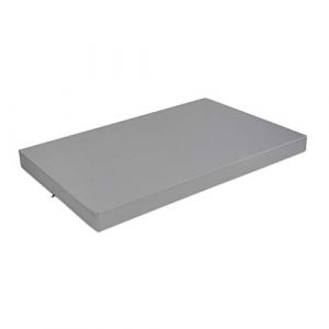 SuperKissen24. Tapis pour Chien Coussin Chien Dehoussable Coussin pour Chien Petit Moyen et Grand - Matelas Chien Lavable et Imperméable - 120x80 cm - Gris