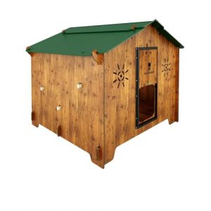 Poulailler pour 12 / 15 poules pondeuses avec 2 nids étrangers Polly Chalet 2XL