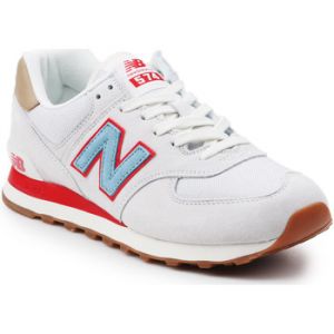 Image de New Balance 574 Blanc/rouge 45.5 Homme