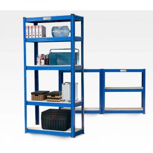 Etag&egrave;re de rangement m&eacute;tallique 150x70x30 cm 5 &eacute;tag&egrave;res 950 kg Element K