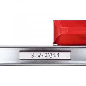 Certeo Porte-étiquette magnétique - lot de 20, largeur 500 mm - hauteur 30 mm