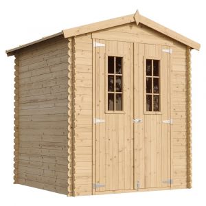 Abri de jardin en bois - Stockage ext&eacute;rieur I186xL196xH218 cm/ 2,82 m2 - TIMBELA M320C