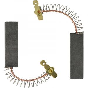 Vhbw 2x balais charbon compatible avec Bosch WAQ2832101, WAQ28490FF01, WAQ24360FF01, WAQ28311FF01, WAS24381FF20 machine &agrave; laver + ressort