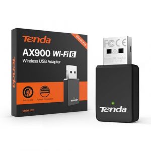 Tenda Adaptateur USB Wi-Fi U11 Wi-Fi 6 Dual-Band 600 Mbit/s Noir