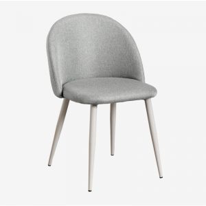 Chaise de salle à manger de luxe Kana SKLUM Gris Taupe Clair