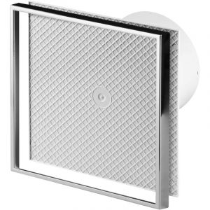 Awenta Salle de bain extracteur d'air à cordelette 125mm Tuile Céramique