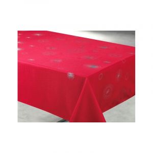 Nappe De Noël - Céleste Motif Étoilée - Rouge - 150x300cm |Homeflair