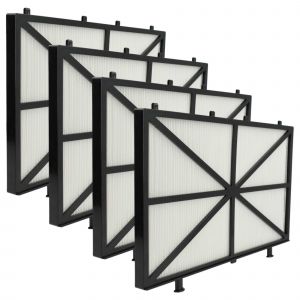 Vhbw 4x Filtres H11 compatible avec Dolphin Pulit E90 aspirateur, nettoyeur piscine - Coussinets, 26,5 x 15,8 x 1,1 cm