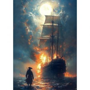 Art Puzzle Puzzle 1000 pièces : Derrière les flammes