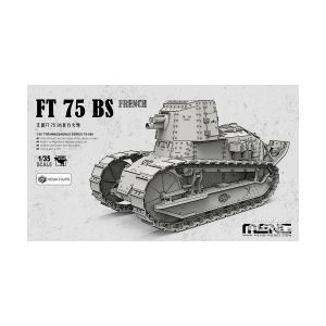 Meng Maquette French FT 75 BS (incl. resin parts) 1/35 - Maquette militaire - 5930426
