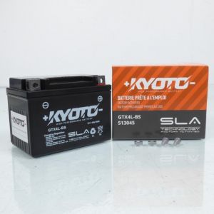 Kyoto Batterie SLA compatible avec Moto Skyteam 125 Dax Replica 2006 &agrave; 2011 YTX4L-BS SLA / 12V 3Ah