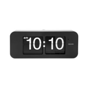 Horloge murale Karlsson Wide Flip - Blanc - 40.5x9x16.5cm - Horloge murale scandinave