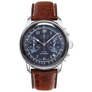 Zeppelin Montre Homme Los Angeles Marron