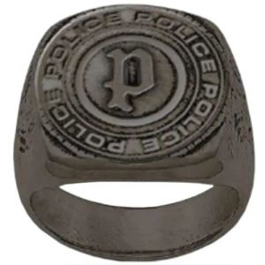Bague Homme - Police Jewels - Sukur Pj.26577rsb0162 - Acier Inoxydable - Noir - Taille 61
