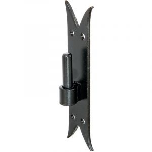 Alberts Pince &agrave; sertir D58849 | crochet en DI, extr&eacute;mit&eacute; de queue de carpe | peinture noire | taille d'&eacute;pingle &Oslash;14 mm | plaque 205 x 45 mm