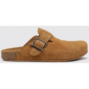El Naturalista Sabots en cuir marron N5796