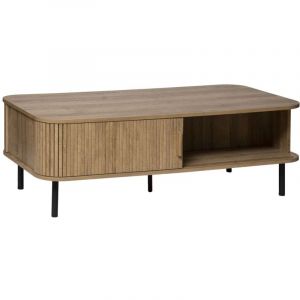 Atmosphera Créateur D'intérieur - Table basse 2 portes en bois colva