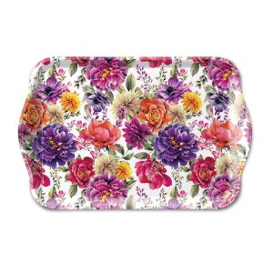Ambiente Plateau Rectangulaire Motif Floraison Éclatante
