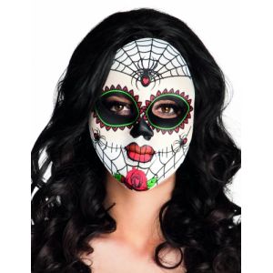 Image de Masque coloré araignées adulte Dia de los muertos