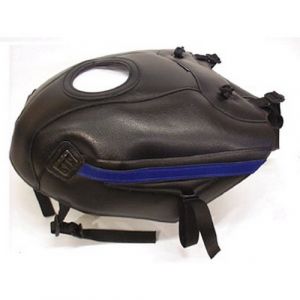 Bagster Tapis de réservoir noir/bande bleue (1207C) Yamaha TDM850