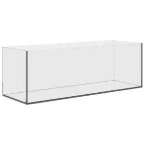 Image de VidaXL Aquarium Avec Stockage Blanc Verre