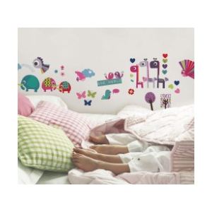 Graham & Brown Sticker mural animaux Lamon Ribbon 2 planches (25 x 70 cm)