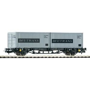 Piko 57747 - Wagon porte-conteneurs H0 DR Deutrans
