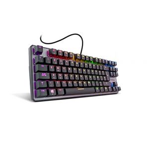 Krom Kernel TKL USB Noir - Claviers (Standard, Avec fil, USB, Clavier mécanique, LED RGB, Noir)