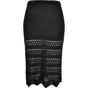 Urban classics Jupe tricot crochet 3/4 femme