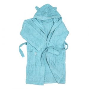 Ti TIN Peignoir Enfant Garçon ou Fille avec Capuche et Poches - Poncho de Bain Ultra-Doux et Absorbant en Coton, Idéal pour l'Heure du Bain, Facile à Laver, Lavable à 30°C