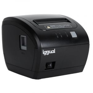 Iggual Imprimante thermique de tickets TP EASY 80 USB/RJ11 Noir