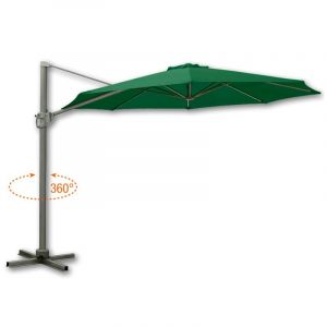 Cosygarden Parasol de Jardin Aluminium Déporté Rotatif Design Vert