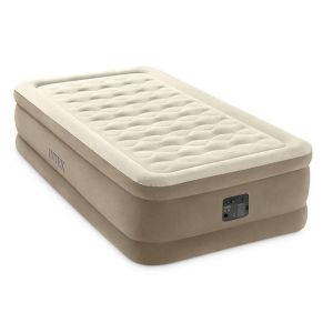 Intex Matelas gonflable Ultra Plush Fiber Tech 1 place