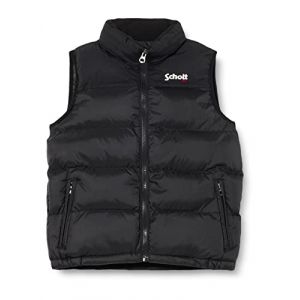 Schott Doudoune sans manche enfant Noir - Couleur Noir - Taille 16-20 ans