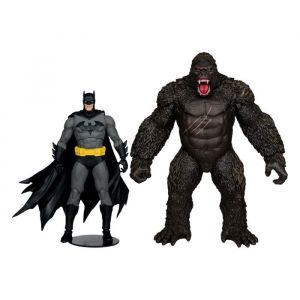 MCFarlane Toys Pack de figurines DC Justice League Monsterverse Batman et Kong 29 cm