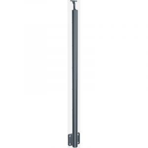 OPALU - Poteau suppl&eacute;mentaire de finition - Fixation lat&eacute;ral - Gris anthracite