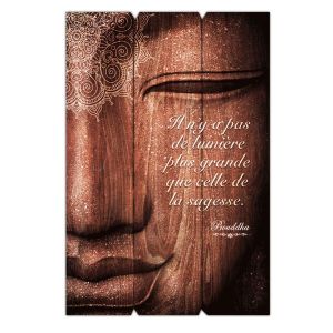 Image de Sud trading Cadre Bouddha - 40 x 60 cm - La sagesse