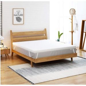 Luxe Surmatelas 140 x 190 mémoire de forme Housse Amovible et Lavable 6 cm Epaisseur