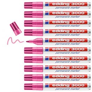 Image de Edding Marqueur permanent 3000 rose -10u-