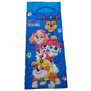Sac de Couchage Enfant - Pat Patrouille - 165x70 cm - Bleu - Polyester - Rectangulaire